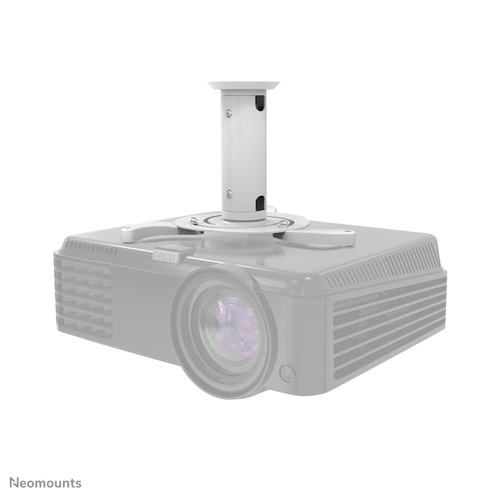 BEAMER-C80WHITE is a universal ceiling mount for beamers and projectors.