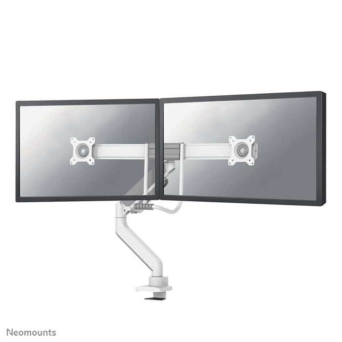 DS75-450BL2 full motion monitor desk mount for 17-32 inch screens - White