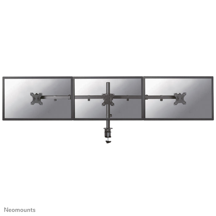 FPMA-D550D3BLACK is a desk support for 3 flat screens up to 27 inches (69 cm).