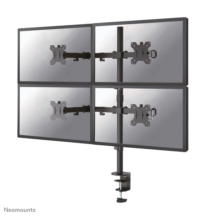 FPMA-D550D4BLACK full motion desk support for 13-32 inch screens - Black