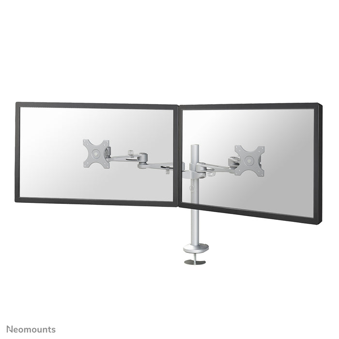 FPMA-D935DG is a desk support for 2 flat screens up to 27 inches (69 cm).