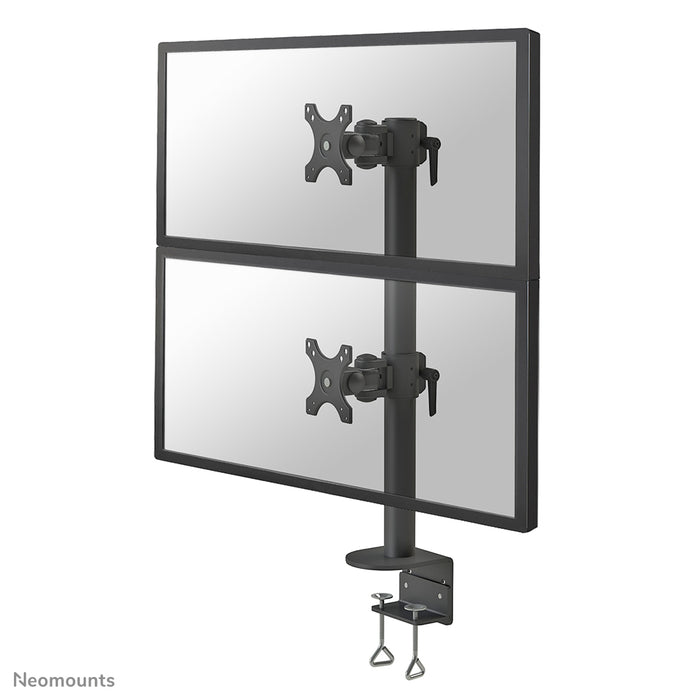 FPMA-D960DVBLACKPLUS is a desk support for two curved screens up to 49 inches (124 cm) - Black
