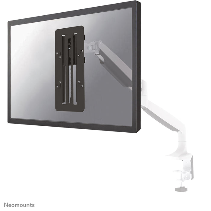 FPMA-LIFT100BLACK is an adapter that allows graduated height adjustment on VESA 75/100 mounts.