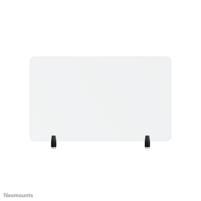 NS-GLSPROTECT100 is a durable 100 cm glass screen that provides distance protection in the workplace - Tempered, transparent glass, 100% recyclable