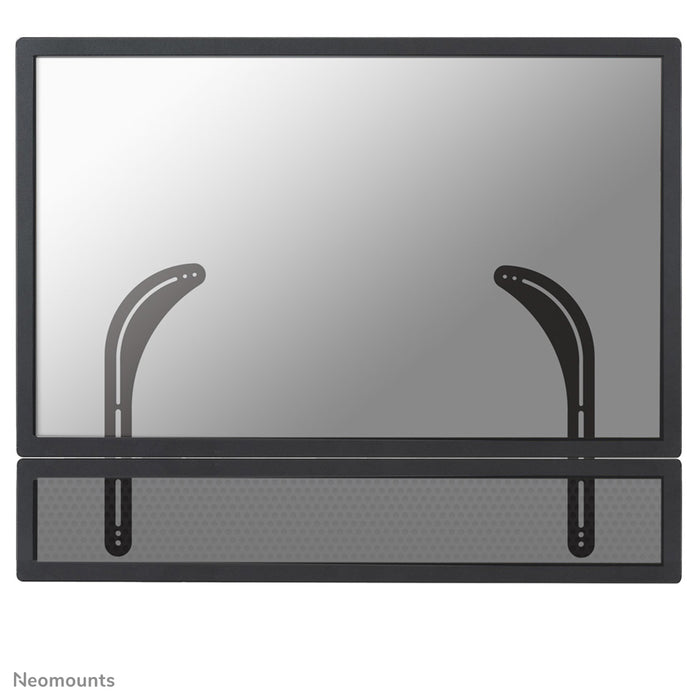 soundbar support, model NS-SB100, is ideal for mounting a soundbar under flat screen TVs.