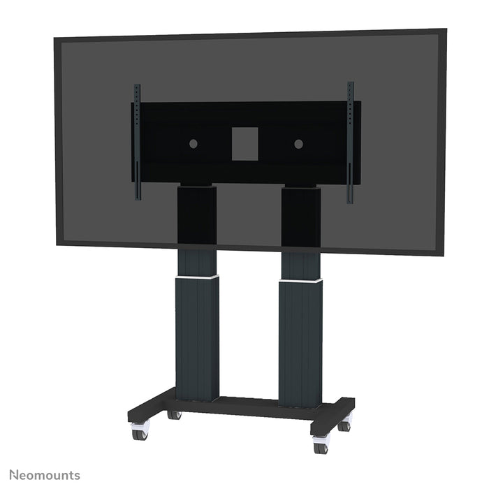PLASMA-M2600BLACK is an electrically height-adjustable trolley for flat screens up to 120 inches (305 cm).