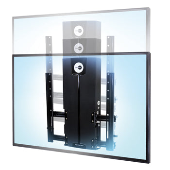 Vertically sliding TV wall bracket 40-50"