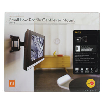 Ultra thin TV wall mount for screens up to 32 inches. Rotatable and tiltable