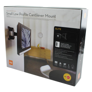 Ultra thin TV wall mount for screens up to 32 inches. Rotatable and tiltable