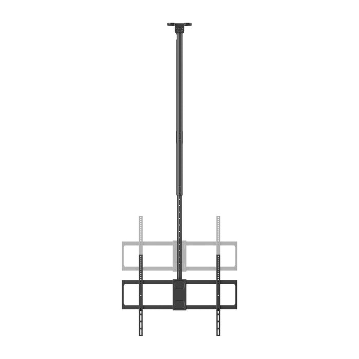 Sturdy ceiling bracket, height adjustable 50-100 inches and 80kg load capacity