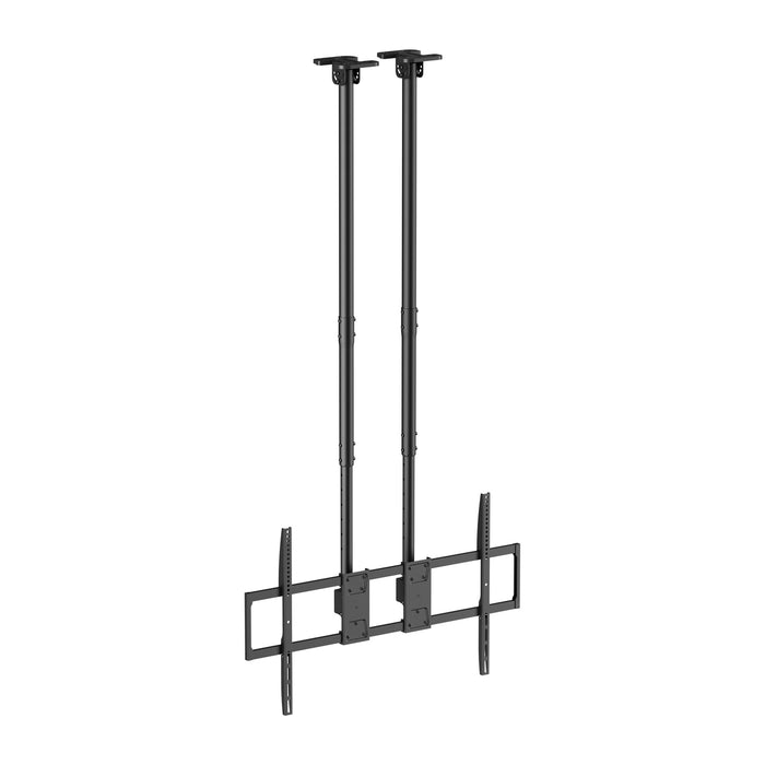 Heavy Duty XL ceiling bracket with double tube 60-120 inches and 120kg load capacity