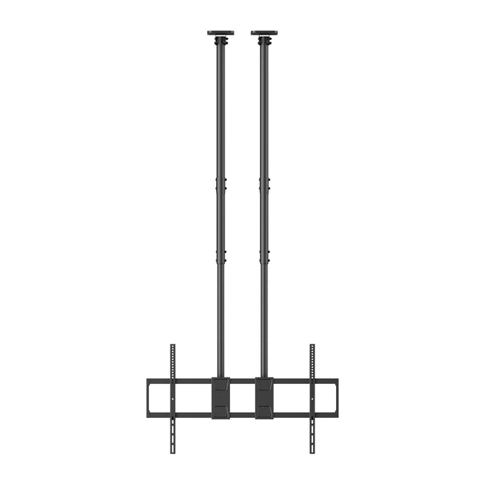 Heavy Duty XL ceiling bracket with double tube 60-120 inches and 120kg load capacity