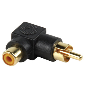 Right-angled tulip socket with gold-plated contacts, set of 4 pieces