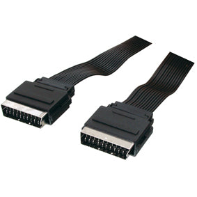Flat Scart cable 0.75 meters