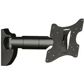 TV wall mount swivel and tilt for screens up to 32 inches. Black