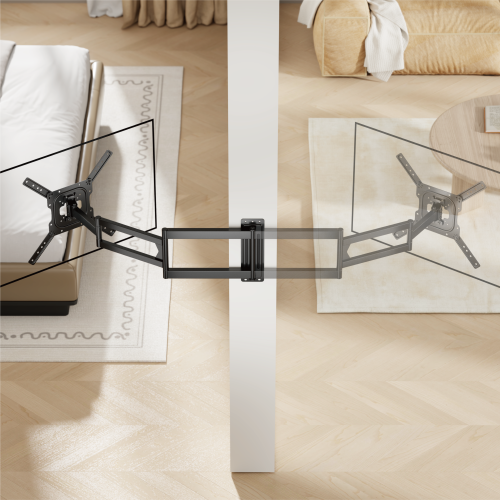 Wolff Mount Extra Long Full-Motion TV Wall Mount up to 65 inches | Up to 95cm from the wall! | Universal | VESA 400x400