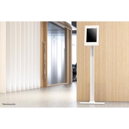 FL15-650WH1 tilt and rotate tablet floor support White