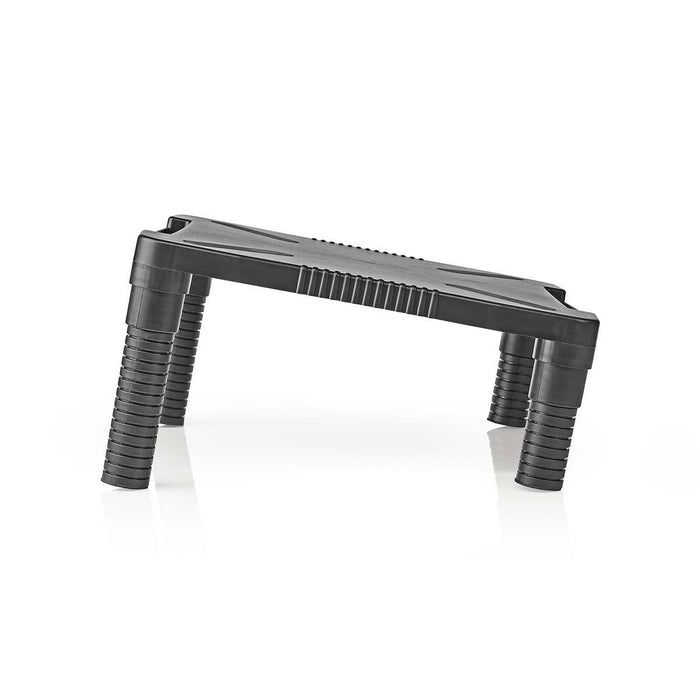 Ergonomic Monitor Stand | adjustable up to 18cm | Black