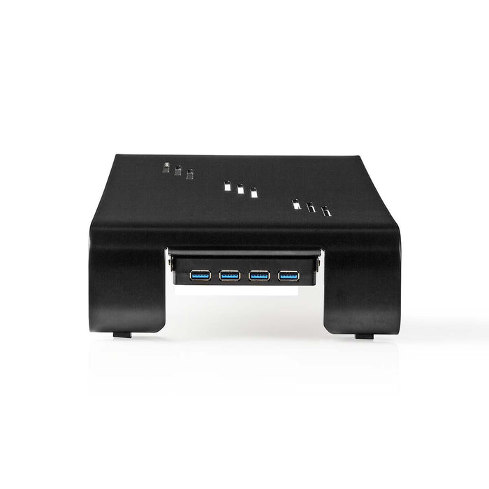 Ergonomic Multifunctional Stand | USB 3.0 Hub | 4-Port | Black