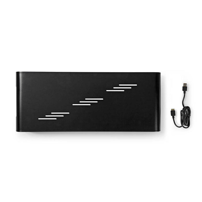 Ergonomic Multifunctional Stand | USB 3.0 Hub | 4-Port | Black