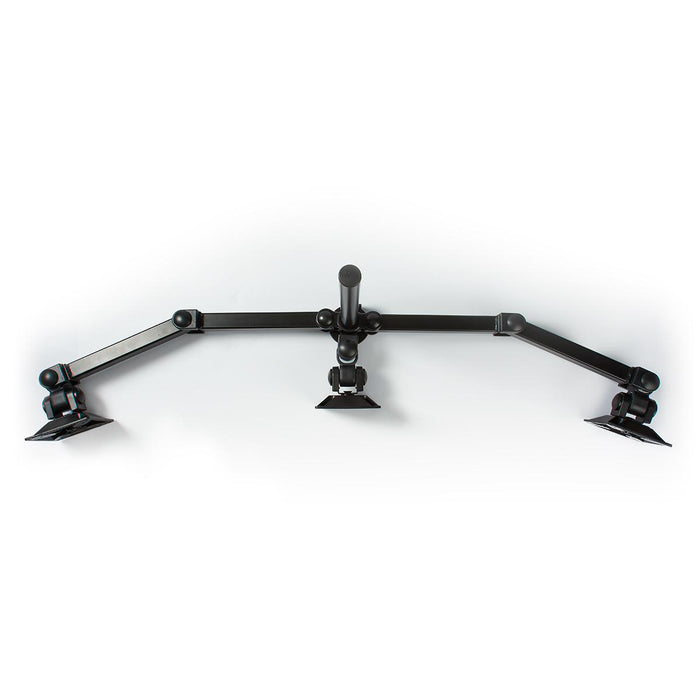 Ergonomic Monitor Bracket | Three Monitor Arms | Rotatable and tiltable | Black