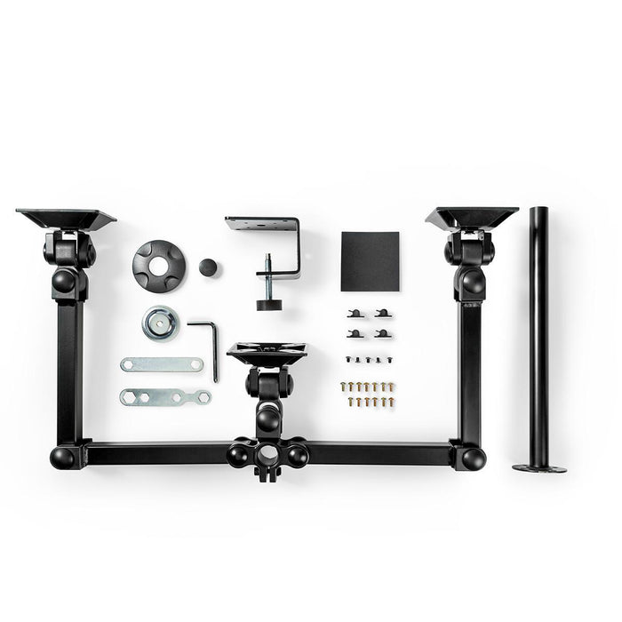 Ergonomic Monitor Bracket | Three Monitor Arms | Rotatable and tiltable | Black