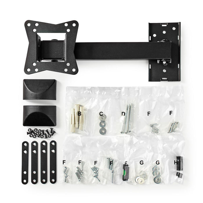 Full Motion TV Wall Mount | 10 - 32" | Max. 30 kg | 2 Hinge points