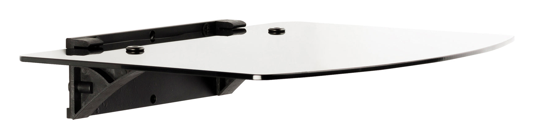 Audio/video shelf tempered glass