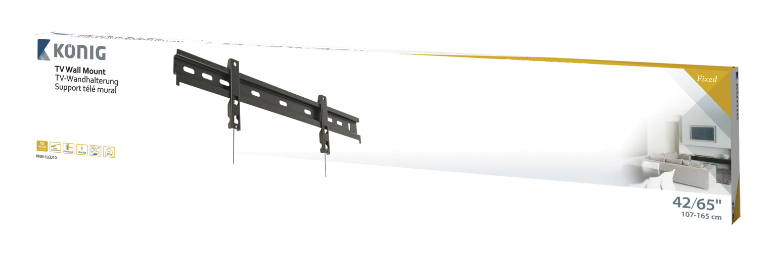 Wall bracket ultra flat 42-65"