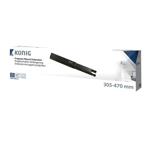 Projector bracket extender 305-470 mm black