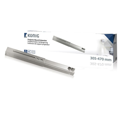Projector bracket extender 305-470 mm silver