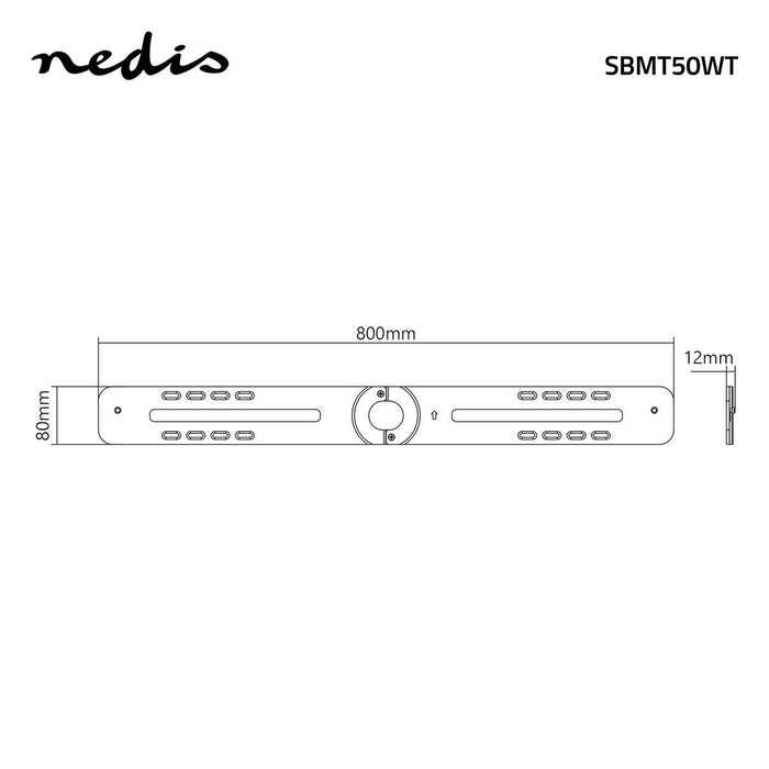 Soundbar bracket | Wall | For Sonos® PLAYBAR™ | Max. 15 kg