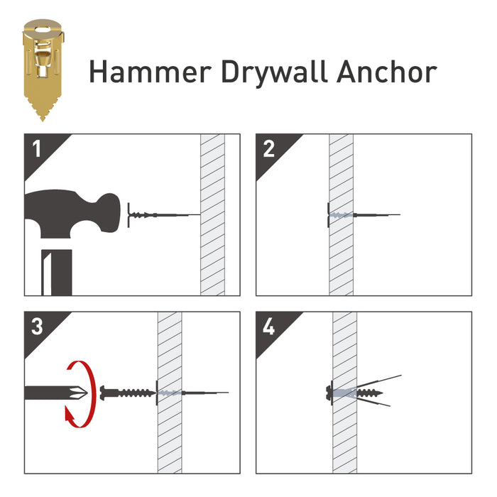 Plaster wall bracket for screens up to 75 inches 