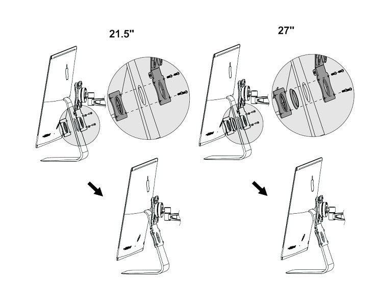 NewStar Apple FPMA-VESAMAC2127 iMac VESA adapter