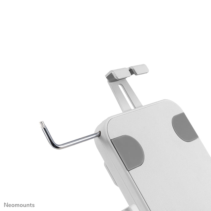DS15-625WH1 Tilt and Rotatable Tabletop Tablet Holder for 7.9-11 Inch Tablets - White
