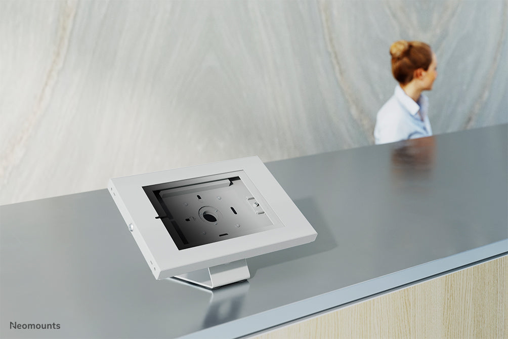 DS15-630WH1 rotatable table top/wall tablet holder for 9.7-11 inch tablets - White