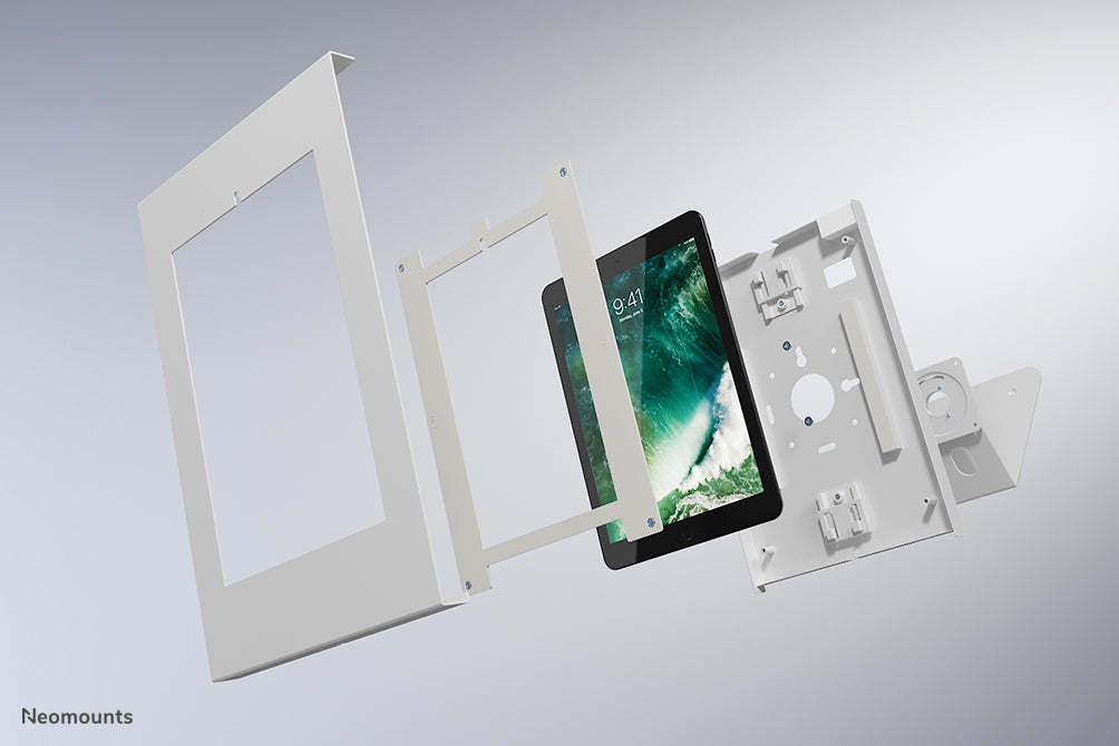 DS15-630WH1 rotatable table top/wall tablet holder for 9.7-11 inch tablets - White