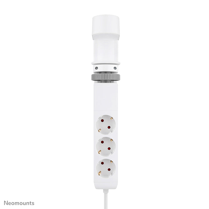 Neomounts DS22-840WH6 Bureaucontactdoos met klem en USB-C en USB-A poorten - Quick-charge – detailaanzicht 3