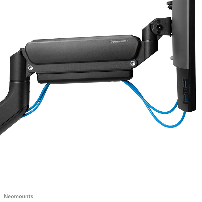 DS70-450BL1 full motion monitor desk mount for 17-42 inch screens - Black