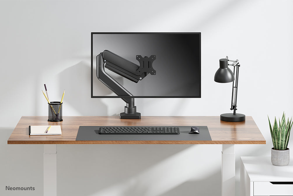 DS70-450BL1 full motion monitor desk mount for 17-42 inch screens - Black