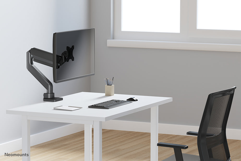 DS70-450BL1 full motion monitor desk mount for 17-42 inch screens - Black
