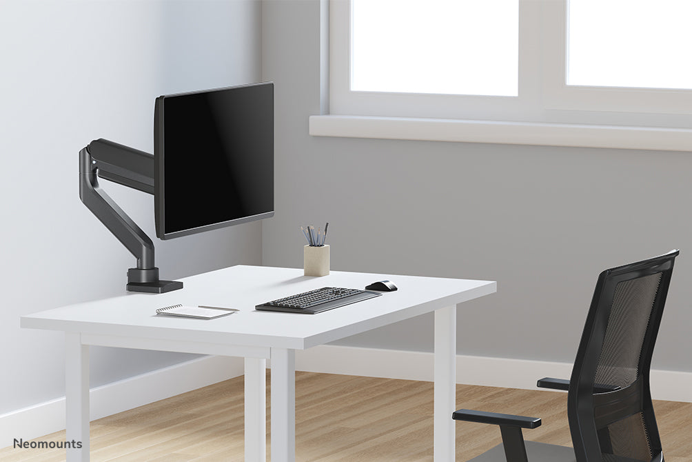 DS70-450BL1 full motion monitor desk mount for 17-42 inch screens - Black
