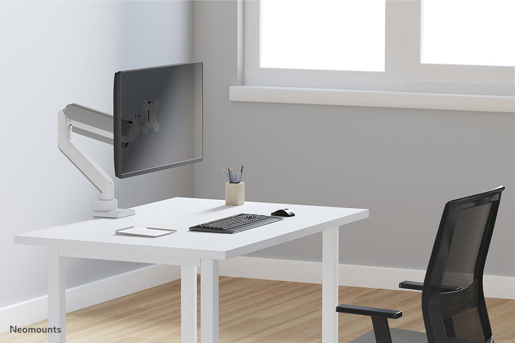 DS70-450WH1 full motion monitor desk mount for 17-42 inch screens - White