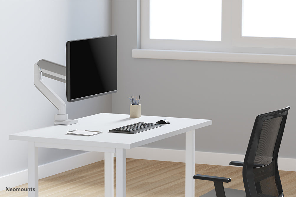 DS70-450WH1 full motion monitor desk mount for 17-42 inch screens - White