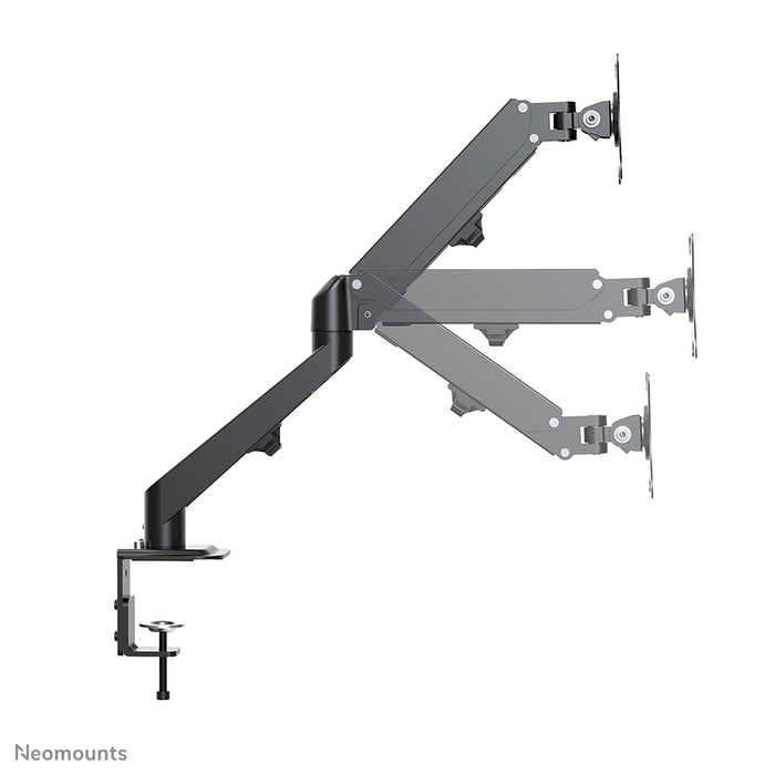 DS70-700BL1 full motion monitor desk mount for 17-27 inch screens - Black