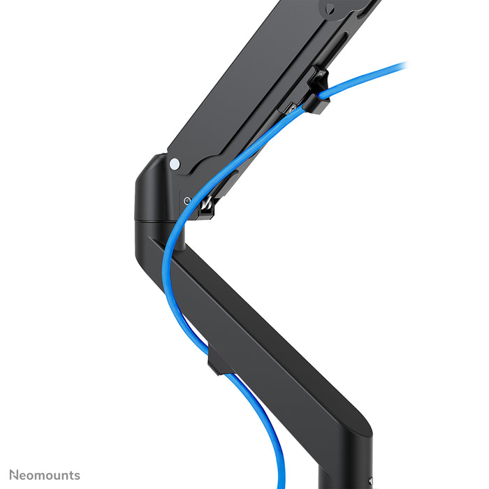 DS70-700BL1 full motion monitor desk mount for 17-27 inch screens - Black