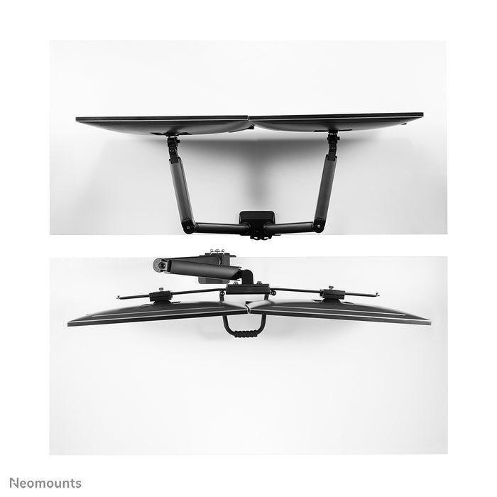 DS75-450BL2 full motion monitor desk mount for 17-32 inch screens - Black
