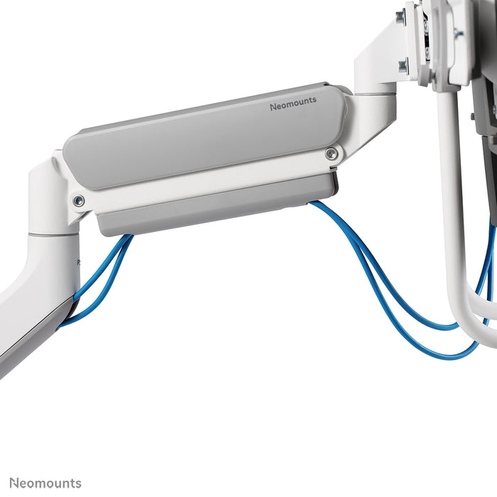 DS75-450BL2 full motion monitor desk mount for 17-32 inch screens - White