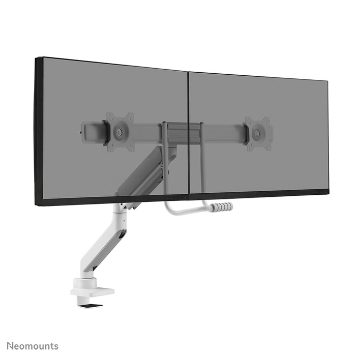 DS75-450BL2 full motion monitor desk mount for 17-32 inch screens - White