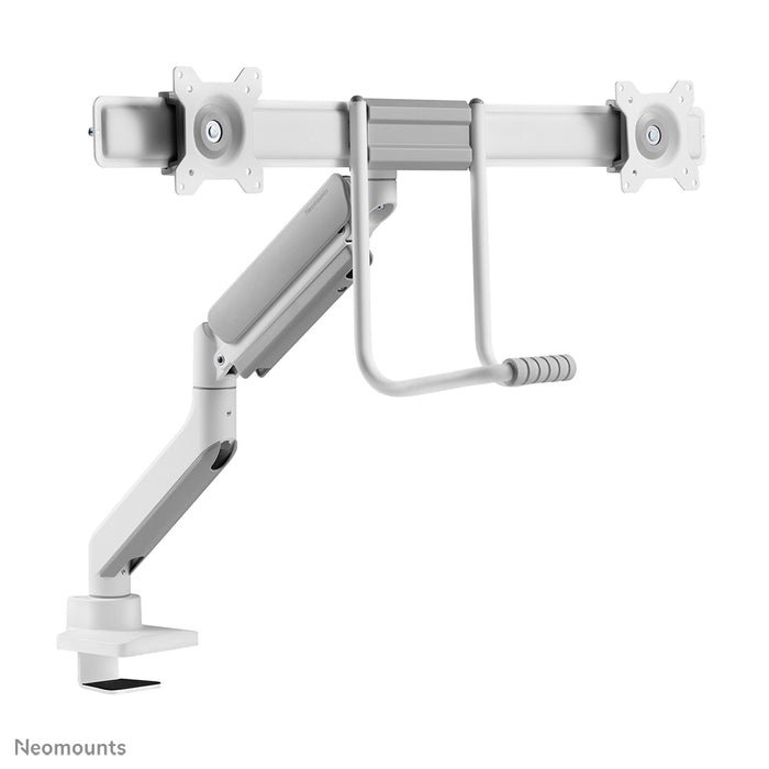 DS75-450BL2 full motion monitor desk mount for 17-32 inch screens - White